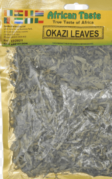 AFRICAN TASTE OKAZI LEAVES - 30G - AFRICAN TASTE