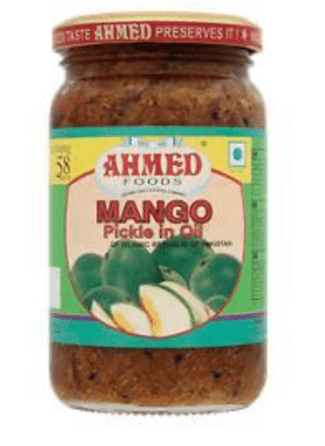 AHMED FOODS MANGO PICKLE IN OIL - 330G - AHMED FOODS