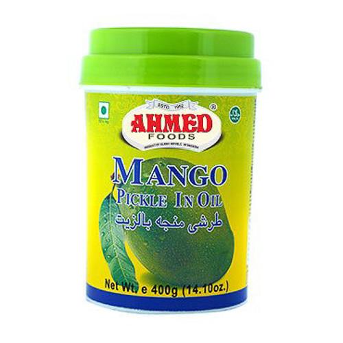 AHMED FOODS MANGO PICKLE IN OIL - 400G - AHMED FOODS