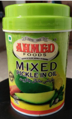 AHMED MIXED PICKLE - 400G - AHMED FOODS