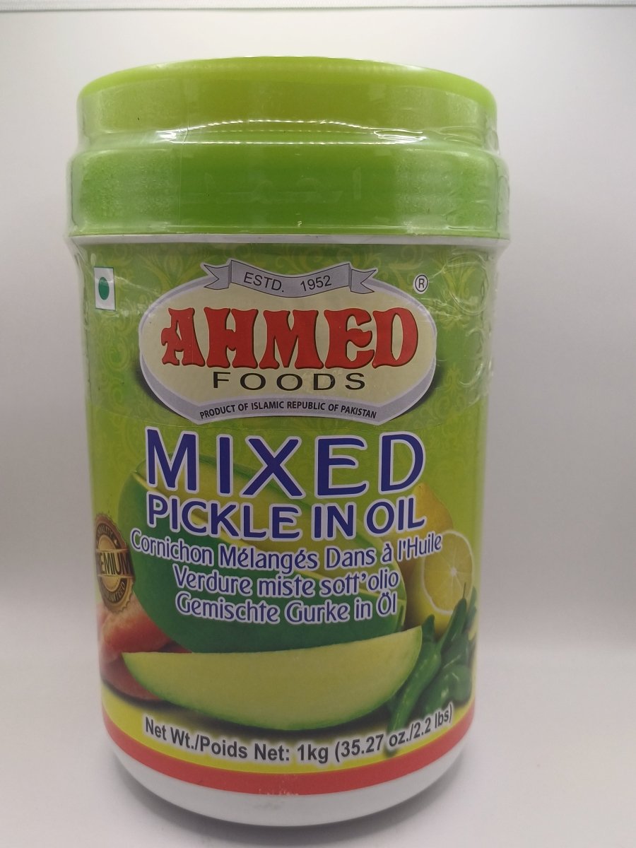 AHMED MIXED PICKLE IN OIL - 1KG - AHMED FOODS