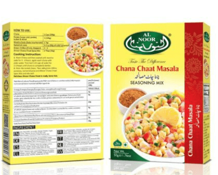 AL NOOR CHANA CHAAT MASALA - 50G - AL NOOR