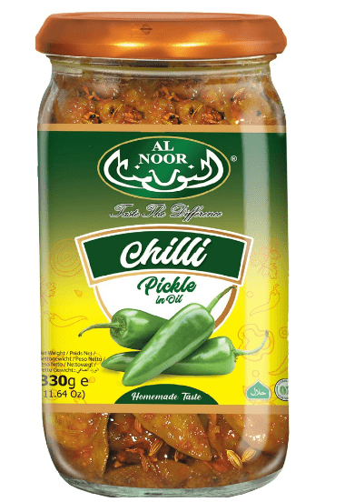 AL NOOR CHILLI PICKLE - 330G - AL NOOR