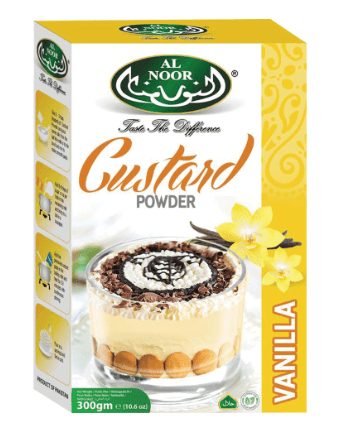 AL NOOR CUSTARD POWDER (VANILLA FLAVOUR) - 300G - AL NOOR