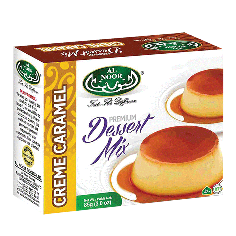 AL NOOR DESSERT MIX CREME CARAMEL - 85G - AL NOOR