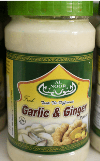 AL NOOR GARLIC & GINGER PASTE - 330G - AL NOOR