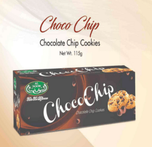 AL NOOR GULKAND CHIP BISCUIT - 115G - AL NOOR