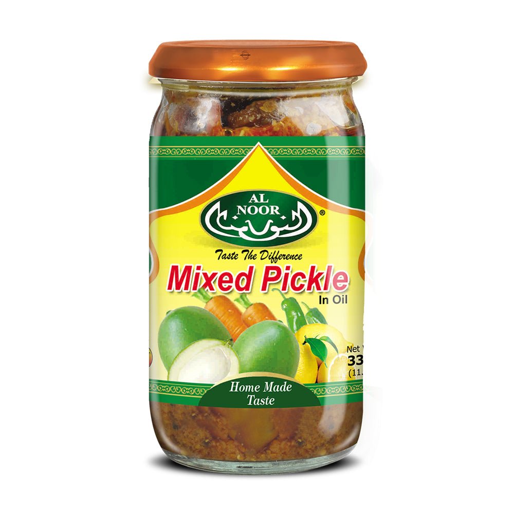 AL NOOR MIXED PICKLE IN OIL - 330G - AL NOOR