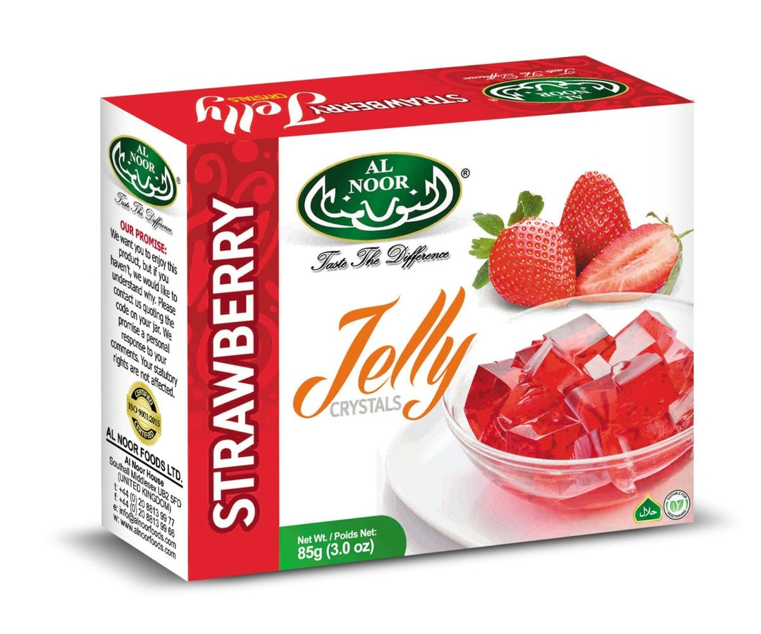 AL NOOR STRAWBERRY JELLY - 90G - AL NOOR