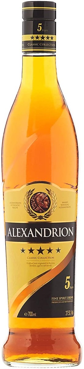 ALEXANDRION 5 STARS BRANDY - 0.5L - Branded