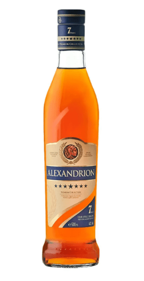 ALEXANDRION 7 STARS BRANDY - 0.5L - Branded