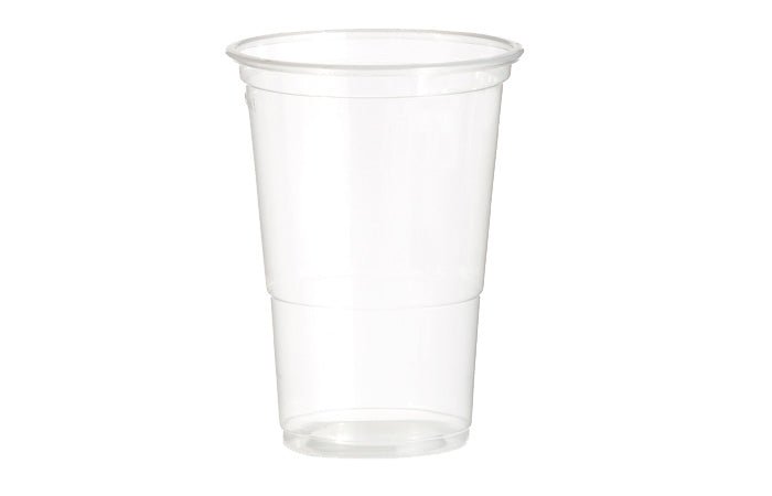 ALLI BHAVAN 1/2 PINT PLASTIC CLEAR CUP - 10 PACK - ALLI BHAVAN