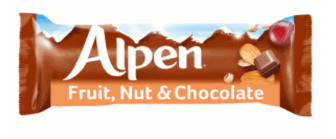 ALPEN FRUIT AND NUT CHOCOLATE BAR - 29G - ALPEN