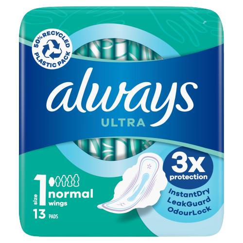 ALWAYS ULA NORMAL WINGS - 13PK - ALWAYS