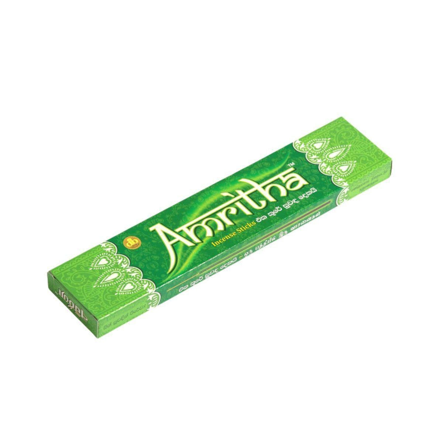 AMRITHA 2 IN 1 GREEN INCENSE STICKS - 24 STICKS - AMRITHA