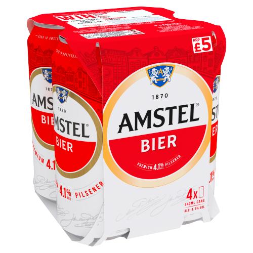 AMSTEL 4PK - 440ML - AMSTEL