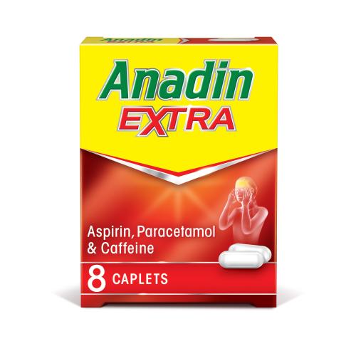 ANADIN GSL EXTRA 8S (12) - 8PK - ANADIN