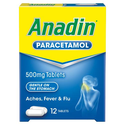 ANADIN GSL PARACETAMOL - 12PK - ANADIN