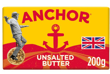 ANCHOR UNSALTED BUTTER - 200G - ANCHOR