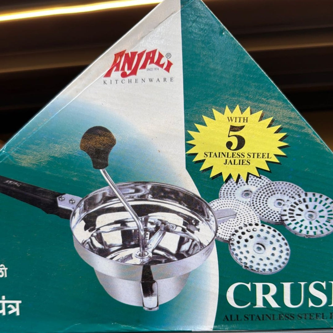 Anjali Crusher All Stainless Steel Puran Machine - Each - ANJALI