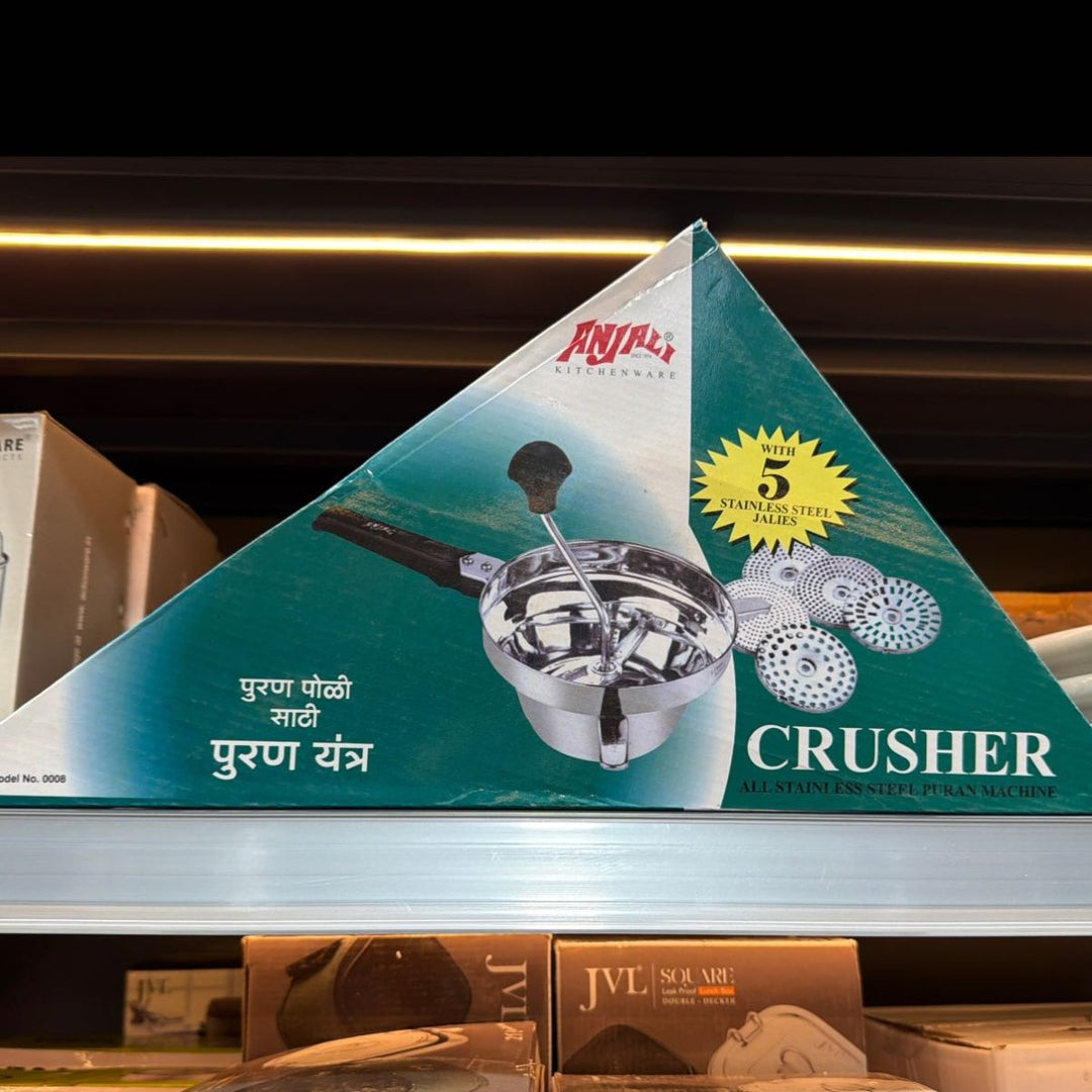 Anjali Crusher All Stainless Steel Puran Machine - Each - ANJALI