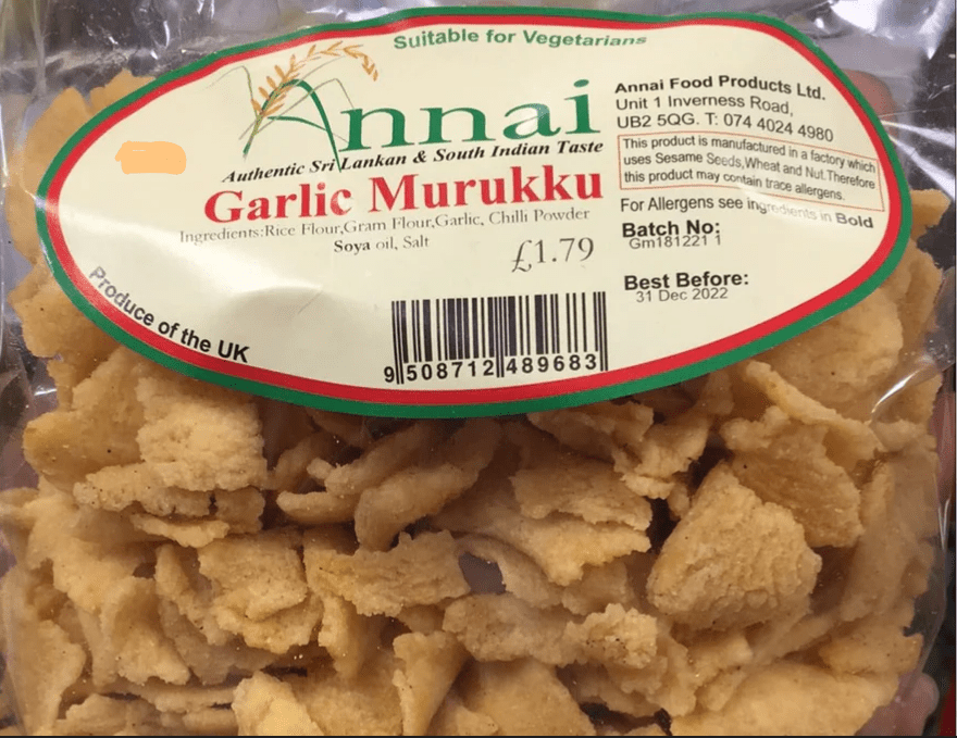 ANNAI GARLIC MURUKKU - 150G - ANNAI