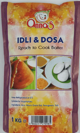 ANNAS IDLY AND DOSA BATTER - 1KG - ANNA'S