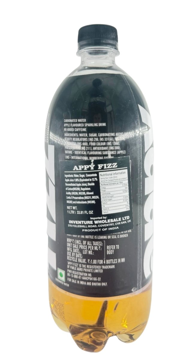 Appy Fizz Apple Flavoured Sparkling Drink - 1ltr - APPY FIZZ