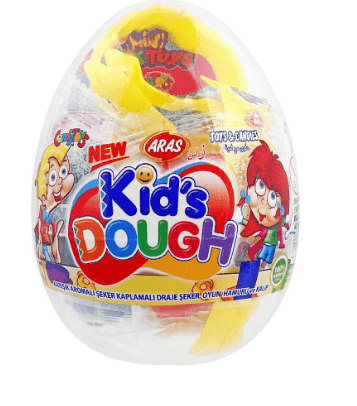 ARAS CRYSTAL EGG TOY KIDS DOUGH - 10G - ARAS