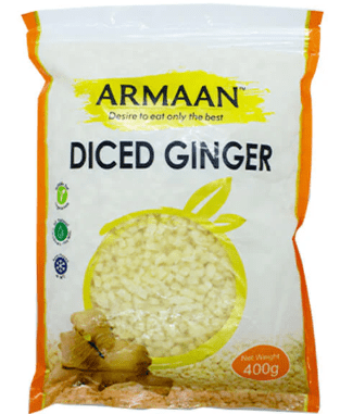 ARMAAN DICED GINGER - 400G - Branded