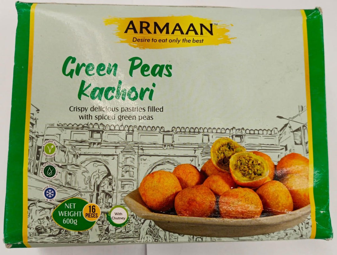 ARMAAN GREEN PEAS KACHORI - 600G - Branded