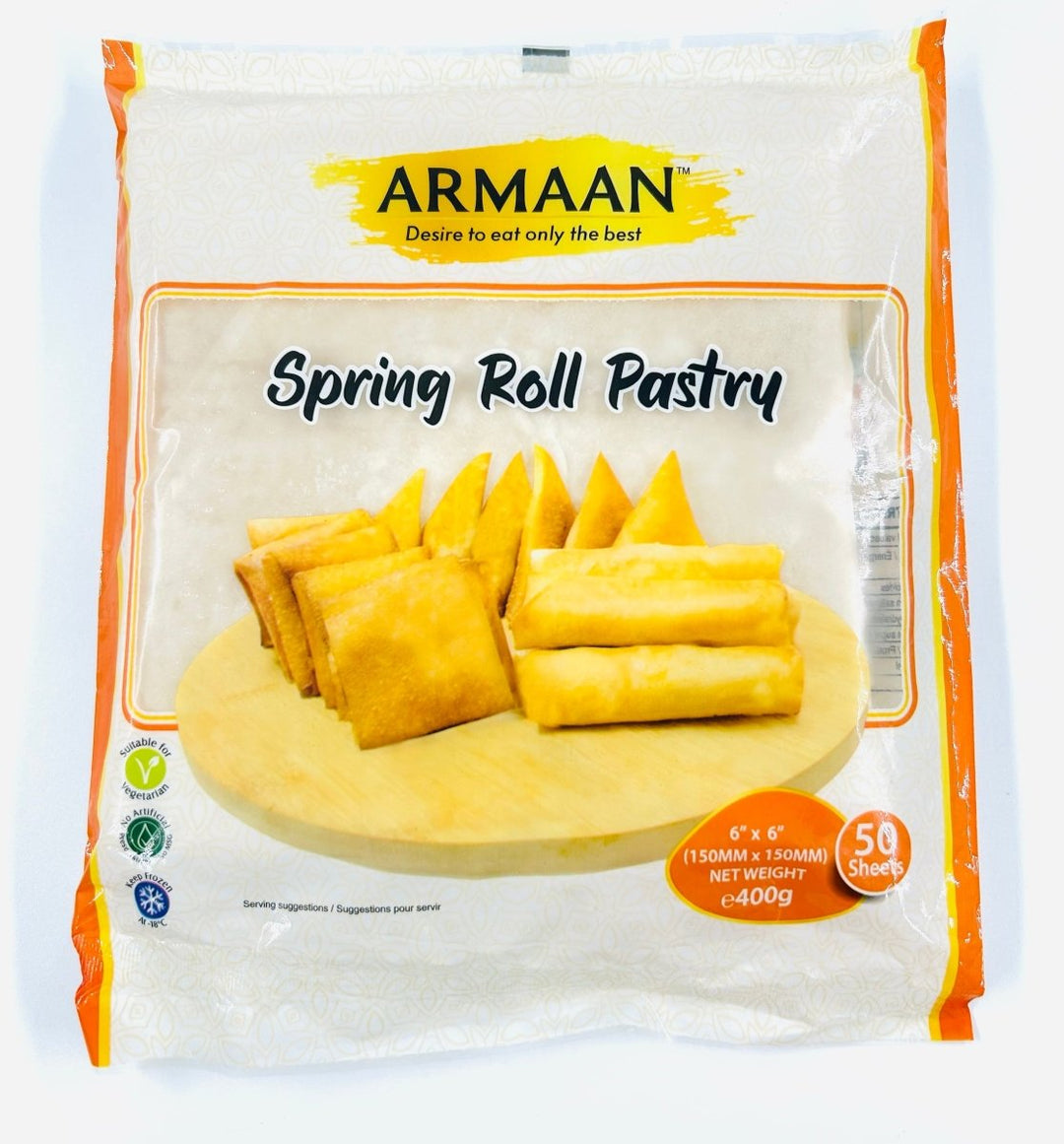 ARMAAN SPRING ROLL PASTRY - 400G - Branded