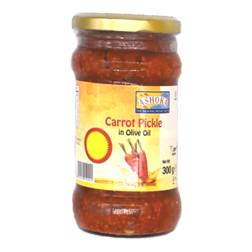 ASHOKA CARROT PICKLE IN OLIVE OIL - 300G - ASHOKA