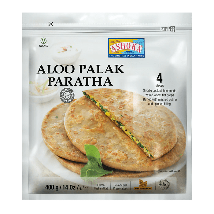 ASHOKA FROZEN ALOO PALAK PARATHA - 400GM - ASHOKA