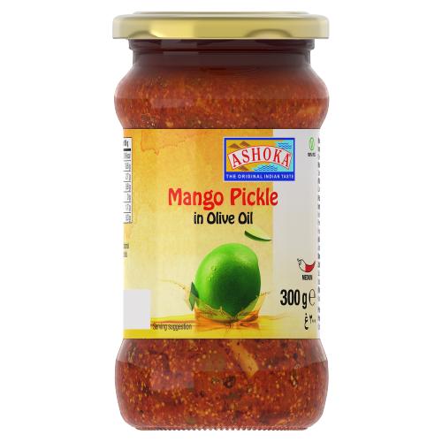 ASHOKA MANGO PICKLE IN OLIVE OIL - 300G - ASHOKA