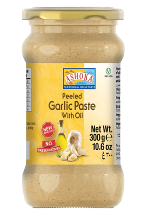 ASHOKA PEELED GARLIC PASTE WITH OIL - 300G - ASHOKA