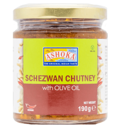 ASHOKA SCHEZWAN CHUTNEY WITH OLIVE OIL - 250G - ASHOKA