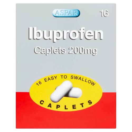 ASPAR IPUPROFEN CAPLETS 200MG - ASPAR