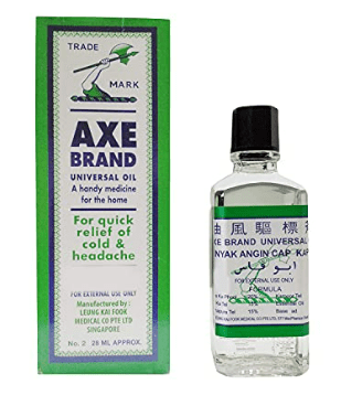 AXE BRAND UNIVERSAL OIL FOR QUICK RELIEF OF COLD & HEADACHE - 28ML - AXE