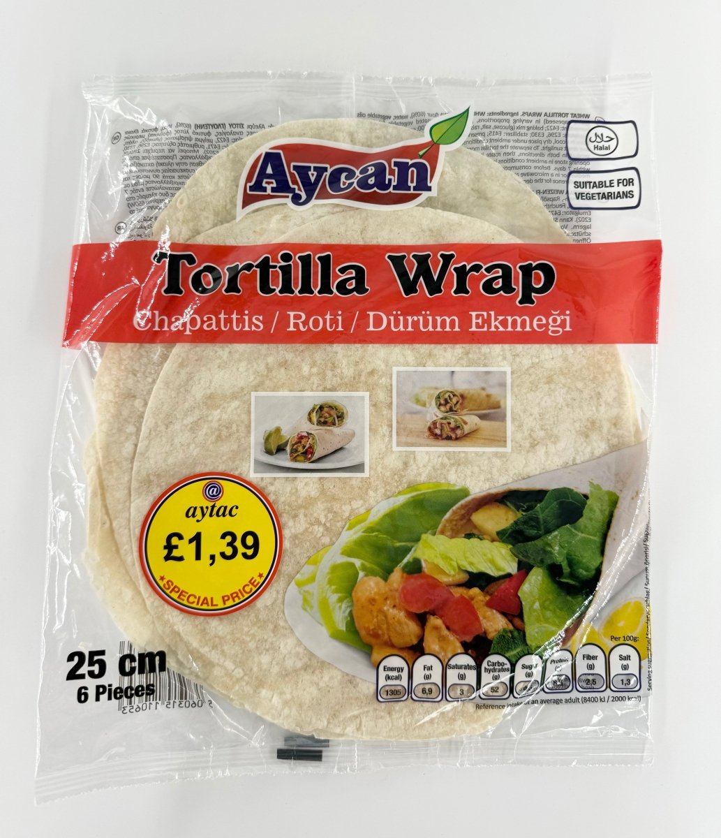 AYCAN TORTILLA (DURUM EKMEGI) - 25CM - AYCAN