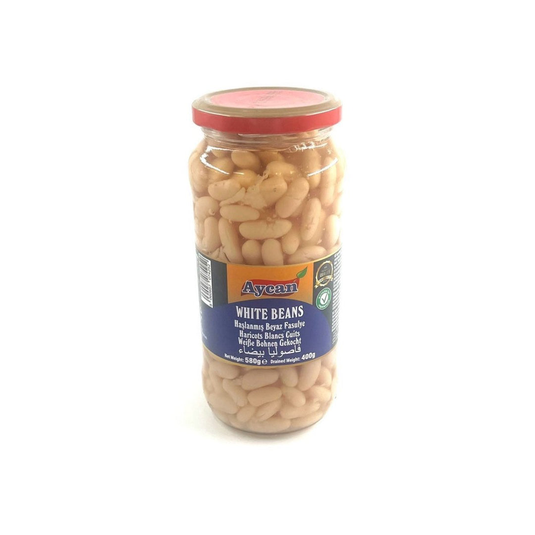 AYCAN WHITE BEANS - 580G - AYCAN