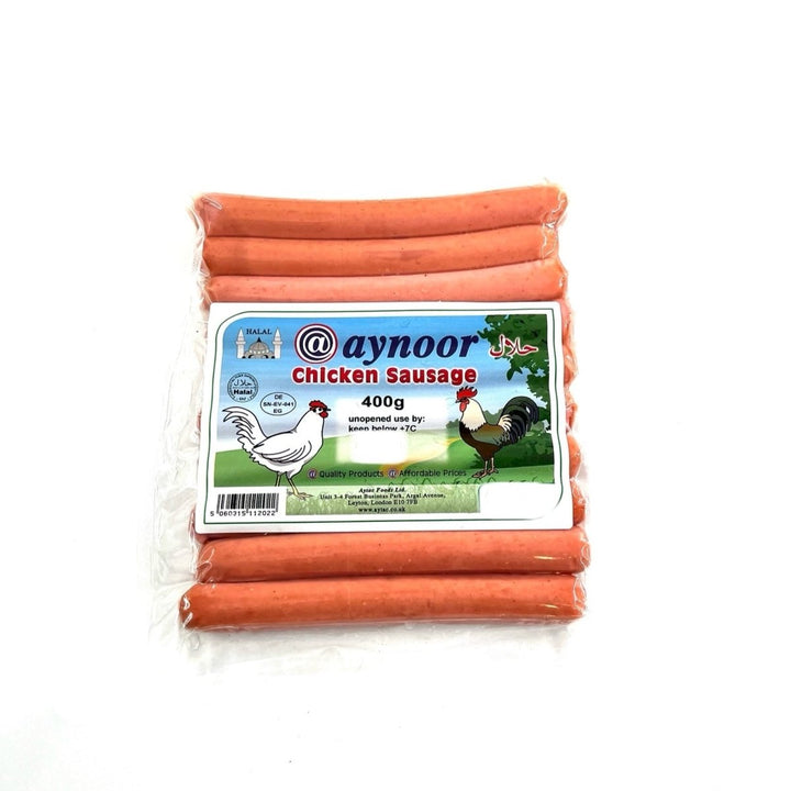 AYNOOR CHICKEN SAUSAGES - 400G - AYNOOR