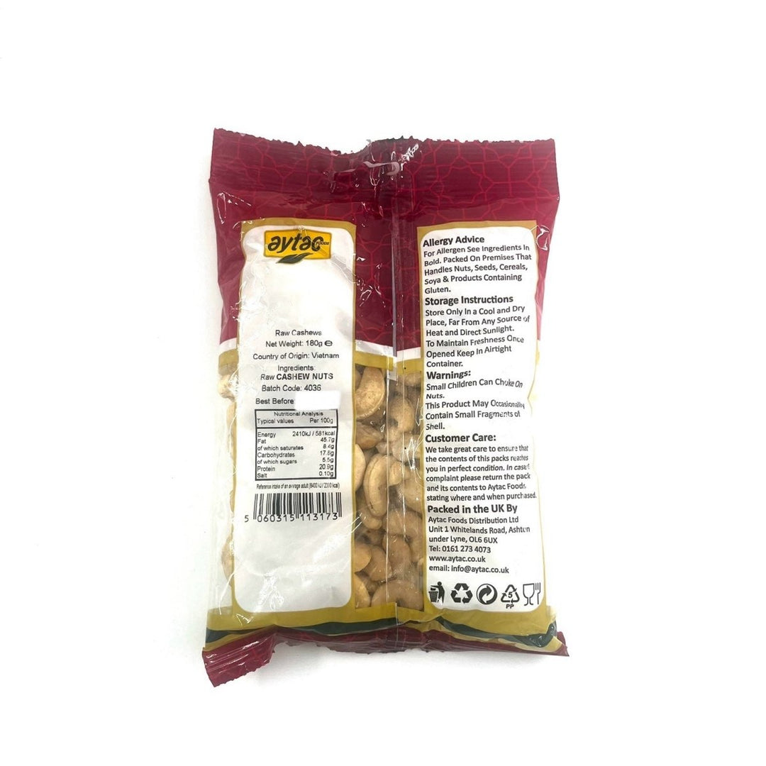 AYTAC RAW CASHEW (NUT BAG) - 180G - AYTAC