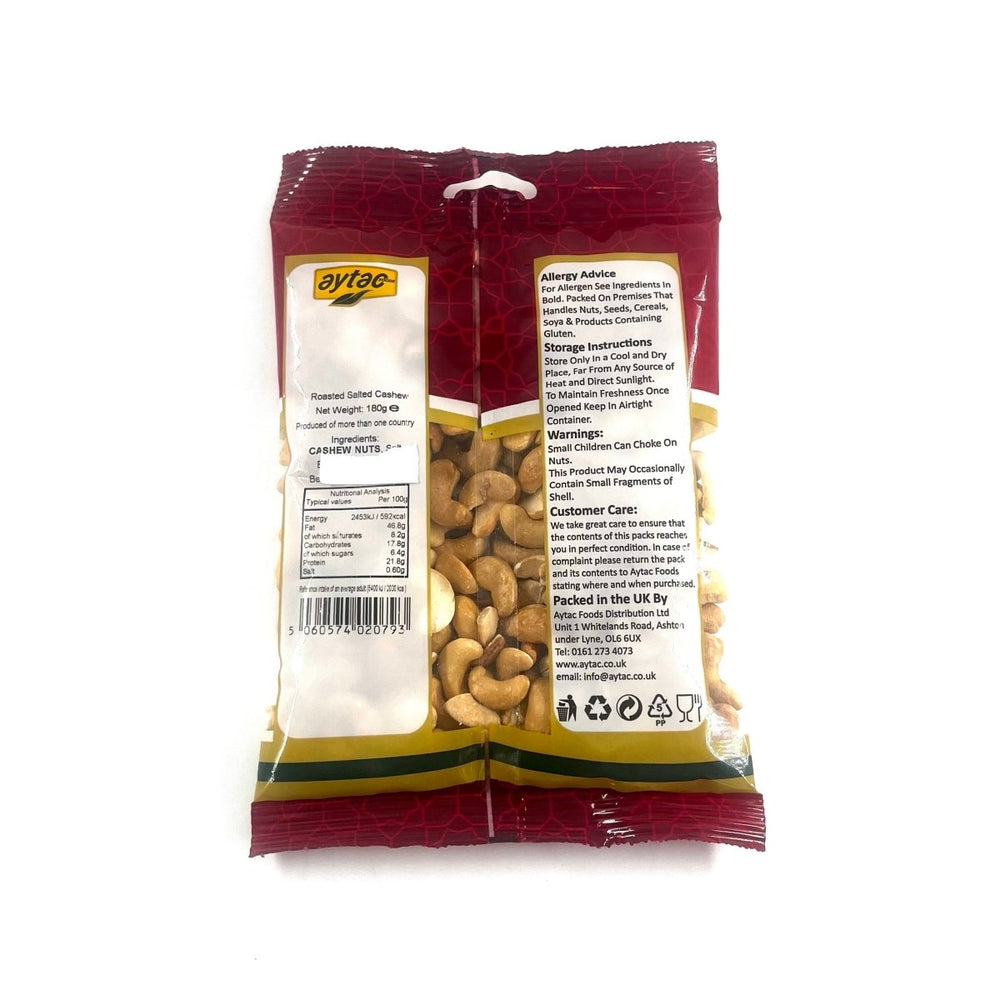 AYTAC ROASTED SALTED CASHEW (NUT BAG) - 180G - AYTAC