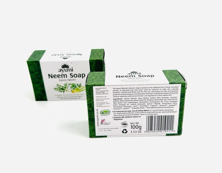 AYUMI NEEM & TEA TREE SOAP - 100GM - AYUMI