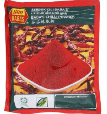 BABA'S CHILLI POWDER - 250G - Branded