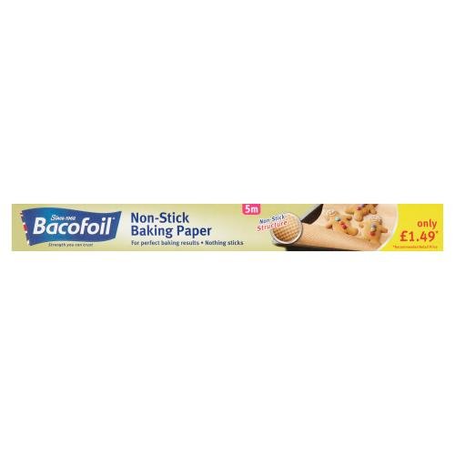 BACO FOIL NON - STICK BAKING PAPER - 5M - BACOFOIL