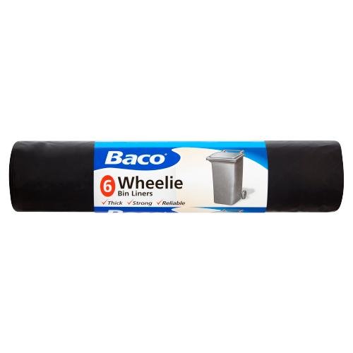 BACO WHEELIE BIN LINERS - 6PK - BACO