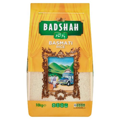 BADSHAH BASMATI RICE - 10KG - BADSHAH