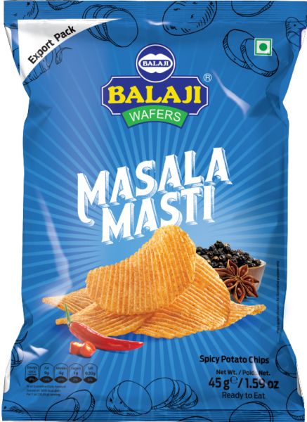 BALAJI MASALA MASTI CRISPS - 45G - BALAJI